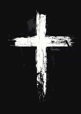 White Christian Jesus Cross