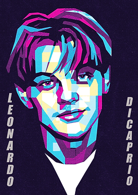 Leonardo DiCaprio Pop Art Portrait