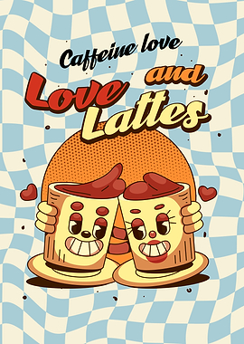 Love and Lattes, cartoon art