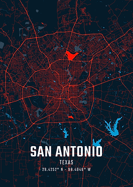 San Antonio City Map