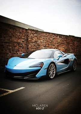 McLaren 600 LT in Light Blue