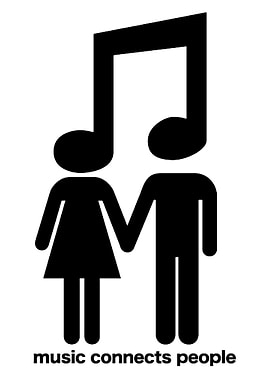 Music Connects People Icon