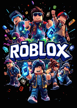 Roblox Characters Group Illustration