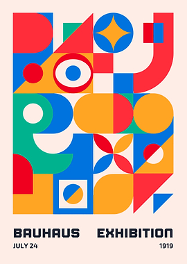 Bauhaus Exhibition Poster 1919