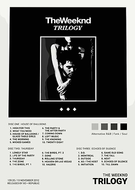 The Weeknd Trilogy Album Cover