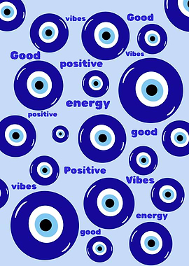 Evil Eye Good Vibes Pattern