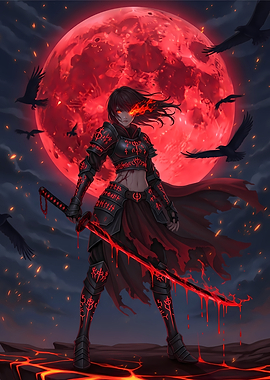 Anime Girl With Sword