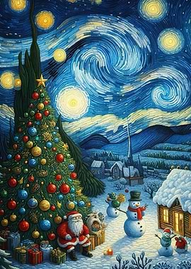 Starry Christmas Night