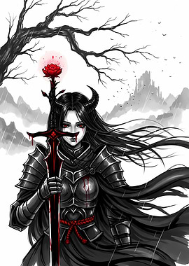 Anime Girl With Sword