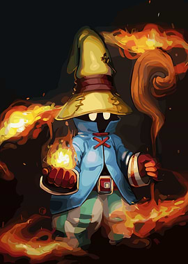 Vivi Ornitier with Fire Magic