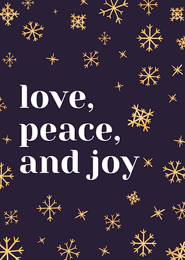 Love, Peace, and Joy Holiday Card