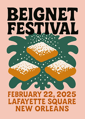 Beignet Festival Poster