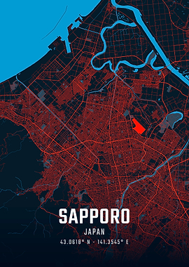 Sapporo City Map