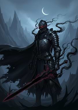 Dark Knight with Sword