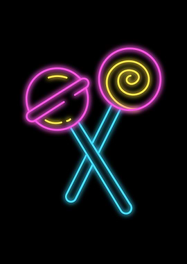 Neon Lollipops