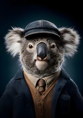 Dapper Koala Portrait