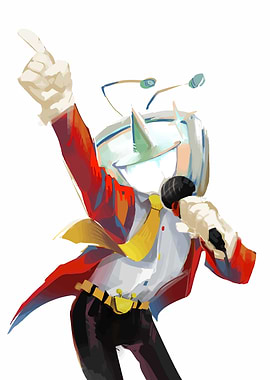 Singing TV Head Character