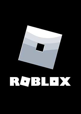 Roblox Logo on Black Background