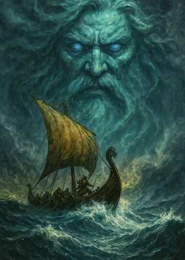 Viking Ship and Giant Face Painting