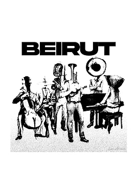 Band Musical Instruments Black and White