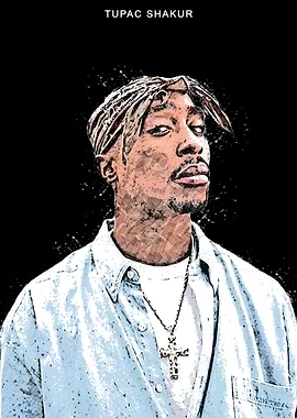 Rapper Tupac Shakur