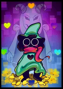 Ralsei and Asriel Dreemurr