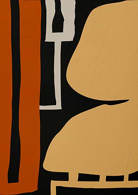 Abstract Shapes in Earth Tones