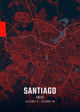 Santiago City Map