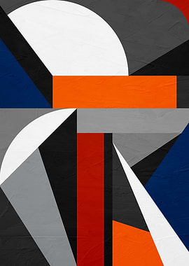 Abstract Geometric Shapes Art