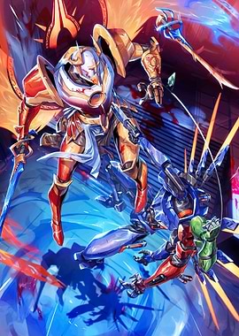 Robotic Battle: Red vs. Blue Ultrakill