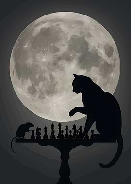 Cat and Mouse Chess Match
