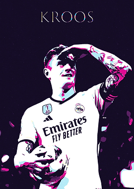 Toni Kroos Pop Art Portrait