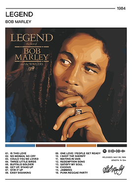 Bob Marley Legend Album Cover Art