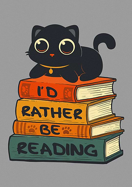 Cat on Books: I'd Rather Be Reading