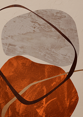 Abstract Shapes in Earth Tones