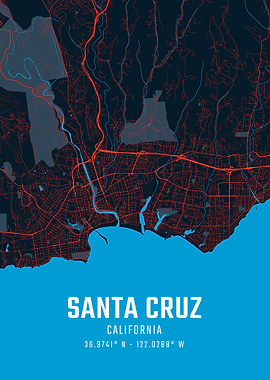 Santa Cruz City Map