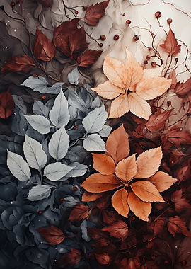 Autumn Leaves Abstract