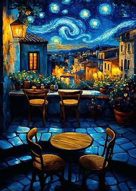 Starry Night Cafe Terrace