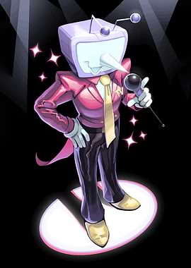 TV Head Singer Cartoon