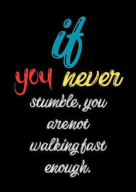 Motivational Quote on Black Background