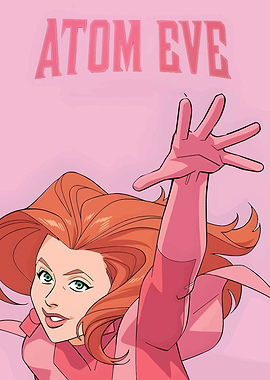 Atom Eve Comic Book Art