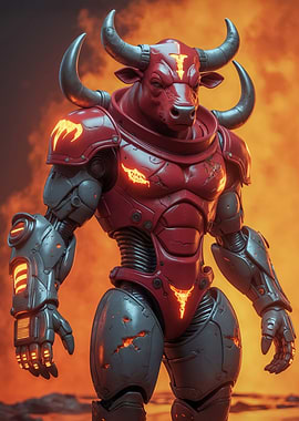 Armored Bull Warrior