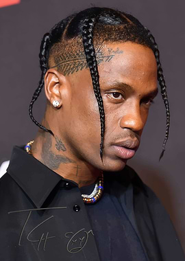 Travis Scott Portrait