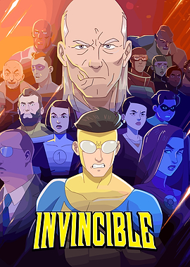 Invincible comic Series Group Shot