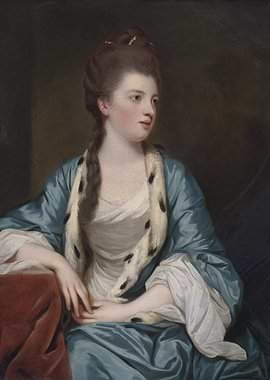 Portrait of a Woman in Blue