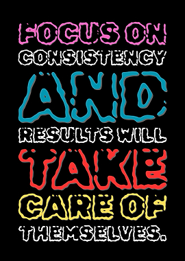 Focus on Consistency Text Art