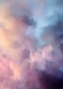 Pastel Clouds Abstract