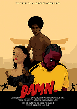 Kendrick Lamar Damn Movie Poster