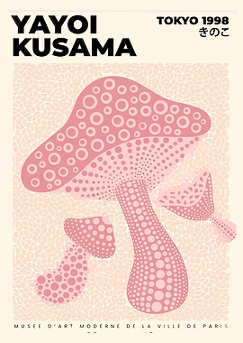 Yayoi Kusama Tokyo 1998 Mushroom Art