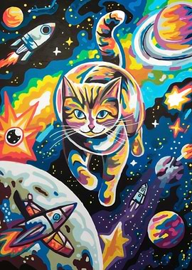 Cosmic Cat Space Adventure
